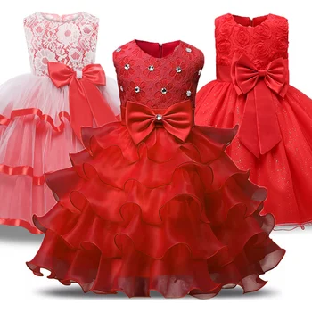 Raudona Tutu Suknelė Mergaitėms Suknelės, Vaikams, Drabužiai, Vestuvių, Renginių, Gėlių Mergaitės Suknelė Gimtadienio Kostiumai Vaikams Drabužių 3-10Y