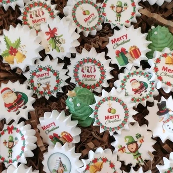 Santa Claus Bell Kojinės Vaizdo Cukraus Antspaudas Šokolado Perdavimo Lapo Kalėdų Vakarėlį Pyragas Apdaila Įrankiai,Virtuvės Kepimo Įrankiai