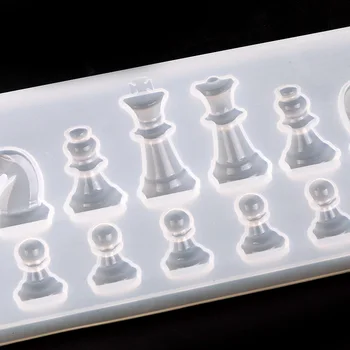 Silikono Formos Derva Tarptautinės Šachmatų Figūrą Silikono uv Derva 