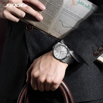 SINOBI Elegantiškas Prekės ženklo Moterims Žiūrėti Prabangus Sidabro Kvarco Moterų Laikrodžiai Ponios Plieno Antikvariniai Ženevos Laikrodžiai Laikrodis Relogio