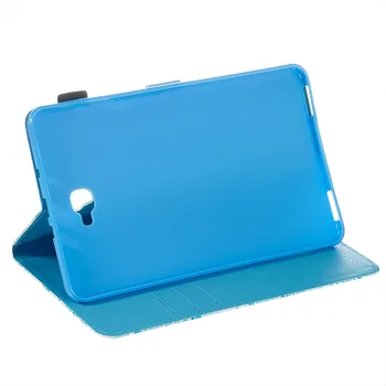 Skirtuko A6 10.1 T580 Kawaii Vienaragis Arklys PU Odos Case Cover For Samsung Galaxy Tab A6 10.1 T585 SM-T580 SM-T585 Tablet
