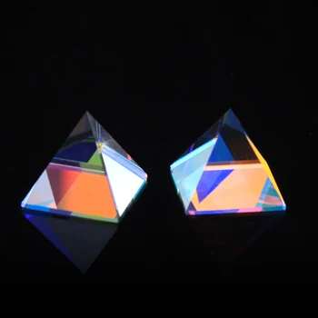 Spalvų Pikselių Piramidės Kristalų Energijos Generatorius Prism20mm K9 Stiklo Mokymo Eksperimentas Priemonė, Pritaikoma Namų Dekoravimo, Dovanų