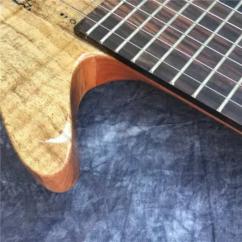 Suneye užsakymą gamykloje 17 styginiai elektrinė gitara, raudonmedžio fingerboard, bevielis apdaila, custom pasiūlyti. Nemokamas pristatymas