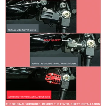 Tinka 502C flameout prietaisu skydas modifikuotų Benelli motociklo universalus pusėje paramos flameout jungiklis apsauginį kiautą