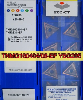 TNMG160404-EF YBG205 Originalus ZCC-CT karbido įterpti/ pabaigos malūnai su geriausios kokybės 10vnt/lot nemokamas pristatymas