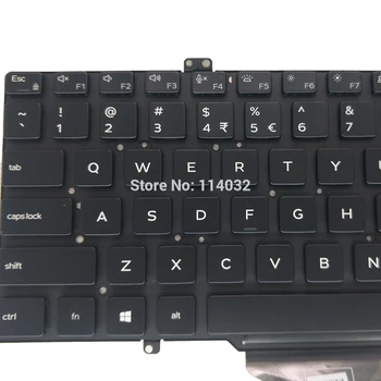 UI klaviatūra Dell latitude 5400 5401 7400 3400 UI versija juoda apšvietimas 0RDV0V RDV0V PK132EE1B01 KN-0RDV0V 0RDV0V-DFH00
