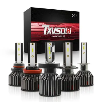 Universalus Didelės Galios G4 LED Automobilių Žibintai, Automobilių Žibintai Lemputės 9005 HB3 9006 HB4 9012 H1 H4 H7, H8, H9 H11 6000K Led Rūko Žibintas