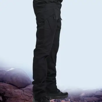 Vyriški Tactical Kelnes Multi Pocket Elastinga Karinės Vyriškos Kelnės Atsitiktinis Rudenį, Pavasarį Krovinių Kelnės Vyrams Slim Fit 5XL