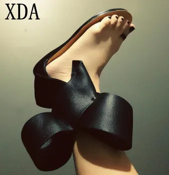 XDA 2019 Moterų sandalai Seksualus Mados Didelis bowknot Moterų Batai Zapatos Mujer Atsitiktinis butas sandalai Dizaineris Gladiatorių Moterų sandalai