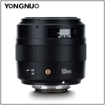YONGNUO YN50MM 50MM F1.4N F1.4 E Standartas PrimeAuto Objektyvas AF/MF-Nikon D7500 D7200 D7100 D7000 D5600 D5500 D5300 D5200 D5100