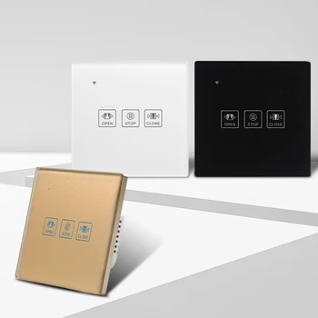 ZigBee Smart home wifi sienos jutiklinį jungiklį Dimeris/Ventiliatorius/Užuolaidų Jungiklio, Smart Touch Jungiklis Suderinama su Tuya APP 