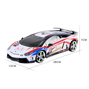 1/16 35km/ h RC Automobilių nuotolinio valdymo 2.4 G 4WD automobilius radijo stotis Transporto priemonės Lamborghini Didelio Greičio Lenktynių Berniukų žaislai vaikams