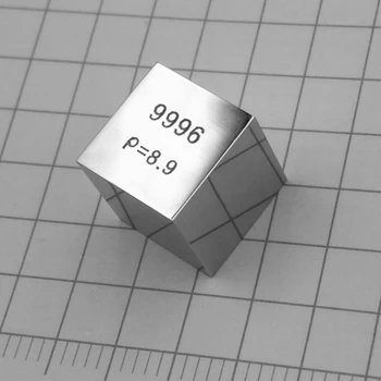 10mm Veidrodis lenkijos Kobalto Kubo Periodinės Elementų Lentelės Kubo(Co≥99.96%) Hand Made Mokslo Švietimo 