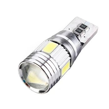 10VNT/Daug T10 W5W 194 5630 Interjero LED Automobilių Šviesos Dekodavimo Patvirtinimo Plotis LED Lemputė Licenciją Plokštelės Šviesos Lubų Lempa Automobilių Stilius