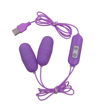 12 Greičio Dviguba Vibracija, Kiaušiniai Vandeniui Klitorio Stimuliatorius USB Power Sekso Žaislas, skirtas Moteriai, Moterų Orgazmas Kulka Vibratorius Suaugusiųjų Žaislas