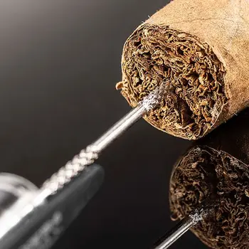 1Pc Nerūdijantis Plienas, Cigarų Adata rūkyti Punch Cutter Nešiojamų Metalo Puncher Kelionės Rūkymo Reikmenys Cigarų
