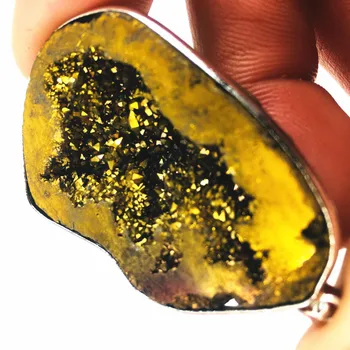 2 vnt. Aukštos kokybės Tibeto kvarco kristalo geode išskirtinį mineralinį pavyzdys raganavimas gydymo