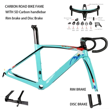 2020 m. anglies pluošto kelių dviratį rėmo Aero kelių dviračio rėmą šakutė nuo balnelio iškyšos ratlankio stabdžių diskas stabdžių UD pynimo DPD XDB nemokamai mokesčio