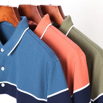 2020 Prekės Atsitiktinis Vasaros Dryžuotas Trumpomis Rankovėmis Polo Marškinėliai Vyrams Poloshirt Jersey Kokybės Mens Polo Tee Marškinėliai Suknelė Mados 32504