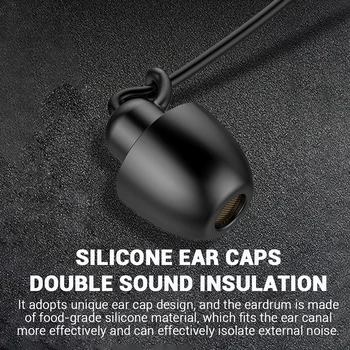 2vnt mados laidinio Miego Ausines 3,5 mm Tipo c in-ear Muzikos per Ausines, Silikono ausų ausinės Miego laisvų rankų įranga padėti miego