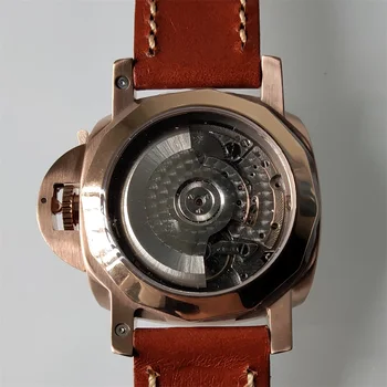 42mm vyriški Laikrodžiai Vandeniui Šviesos Kalendorius Nerūdijančio Plieno Odinis Juodas Ciferblatas Vyrų Laikrodis Vyrams, Automatinis Mechaninis laikrodis