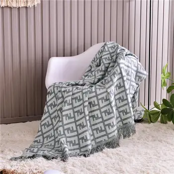 46Bamboo pluošto kutas megzti mesti antklodę už sofa-lova ir minkšta oda-draugiškas antklodė už nuogų žmonių, vaikų ir suaugusiųjų