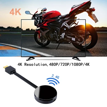 4K Itin Originalus HDMI WiFi Wireless Dongle Miracast Mesti Ekranas Atspindintis iOS/Android 