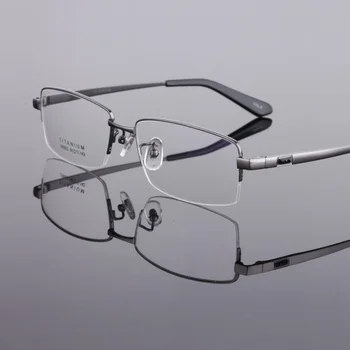 50% Nuolaida Optinis Trumparegystė Recepto Prekės Akiniai Akiniai iš Titano, TR skaidrus Lydinio akinių rėmeliai Tvarkymo inventoriaus