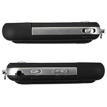 A sn MP3 U disko No. 7 baterija kortelė USB in-line radijo kasečių grotuvas, juoda