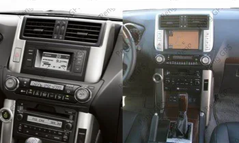 Android 10.0 GPS Navigacija, Radijas, DVD Grotuvas, Toyota Prado 2010-2013 M. Vaizdo Grotuvas Stereo Headuint nemokamai Pastatytas Carplay dsp