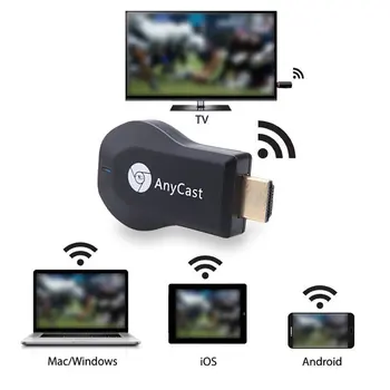 Anycast m4plus Chromecast 2 atspindinti kelis TV stick Adapteris Mini 
