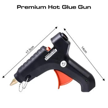 Auto remonto įrankis, Hot Melt Glue Gun 10pc Klijais Klijuoti Pramonės Mini Šautuvus Šilumos Elektros Šilumos Temperatūra Įrankis
