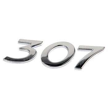 Automobilio bagažo skyriaus priekiniai galiniai logotipą peugeot 307