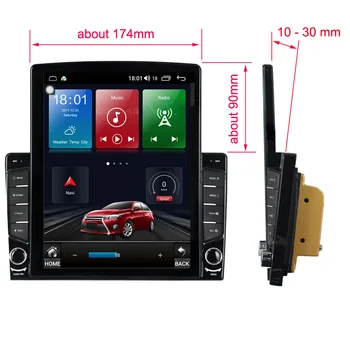 Automobilio garso sistemos Multimedia Tesla Žaidėjas Galvos Vienetas Garso Radijo Kia Soul 2010 2011 2012 2013 GPS IPS 64GB Android 