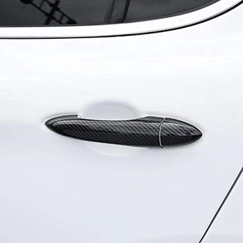 Automobilių Durų Rankena su Smart Išorinio rakto Skylutę Rankenos Dekoratyvinis Rėmelis Alfa Romeo Giulia Stelvio-2020 m.