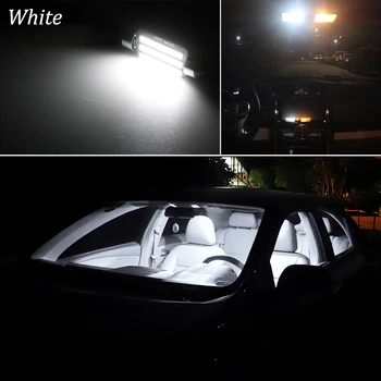 Balta Canbus LED interjero Licenciją Plokštelės šviesos Rinkinys, skirtas 