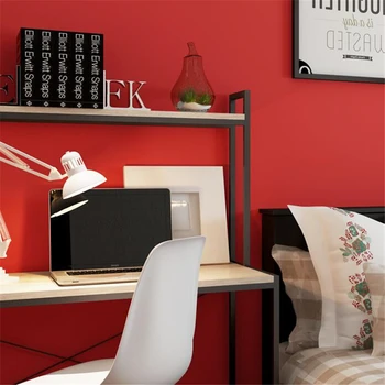 Beibehang Aukštos klasės big red tapetai gryno pigmento spalvą, modernus minimalistinio kambarį viešbutyje fono sienos retro red tapetai