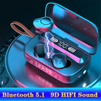 BYKRSEN TWS Bluetooth 5.1 Ausinės Belaidės Ausinės 9D Hifi Stereo Sporto Vandeniui Ausinių Ausines Su Mic fone de ouvido