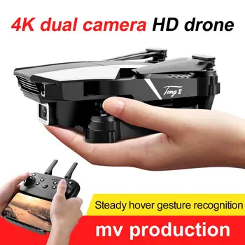 CEVENNESFE 2021 NAUJAS Drone 4k HD Dual Camera Vaizdo Nustatymo 1080P WiFi Fpv Aukštis Išsaugojimo Rc Quadcopter Tranai Žaislai