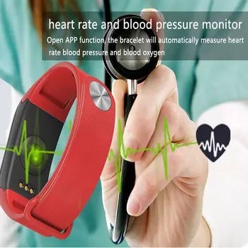 COXANG F1 Plus Smart Apyrankė Veiklos Fitness Tracker Kraujo Spaudimas, Širdies ritmo Monitorius Passometer Smartband 
