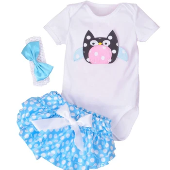 Daug įvairių stilių Lėlės drabužių rinkinys, skirtas 50-60CM bebe kūdikių lėlės reborn bamblys mergina dress visus medvilnės drabužius