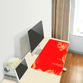 Didelis Pelės Mygtukai Kinijos Karalius Drakonas Žaidėjus 800x300mm Tablet PC Kompiuteris Kilimėlis XXL Žaidimų Pelės Kilimėlis Berniukas Dovana