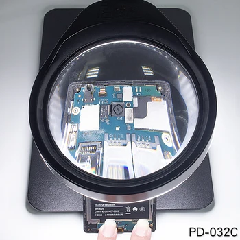Didinamojo stiklo 3X 5X 10X 8X led didinimo litavimo magnifier akiniai recepto akinius smartfon litavimo