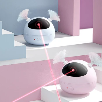 Elektros Lazerio Katė Žaislas Robotas 360 Lazerio Juokingas Žaislas Auto Sukasi Katė Rami Naudotis Mokymo Linksmas Žaislas, Katė Interaktyvus Žaislas