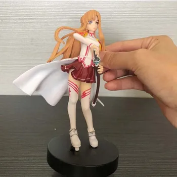 Geras PVC Kirito Asuna SAN Veiksmų Skaičius, Kirigaya Kazuto Anime Statulėlės Kardas Meno Internete Modelis Žaislas Gimtadienio Dovana Kolekcionieriams