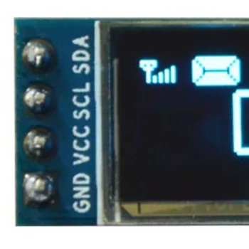 Gotek OLED IIC I2C 0.91 Colių Rezoliucija 128x32 OLED LCD Ekranas Modulis 3.3 v-5v Mažos Vartojimo Baltos spalvos Šriftu Lengva Skaityti Patvarus