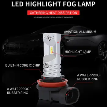 H15 6LED 80W Rūko Lempos, LED Lemputės, Automobilių Žibintų Didelės Galios LED Šviesos Žibintų Lempos Signalo žibintai, Automobilių Reikmenys