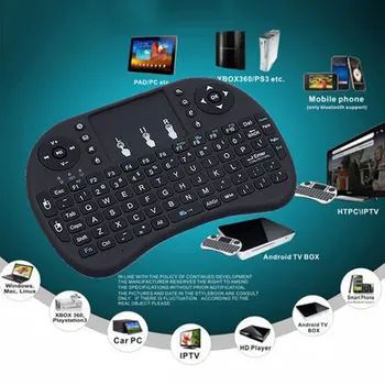 I8 ispanų kalba 2.4 GHz Wireless Keyboard Oro Pelės Teclado Nešiojamą Klaviatūra, skirta 