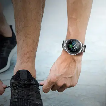 Jokių Spragų Kieto Nerūdijančio Plieno Watchband Samsung Galaxy Watch3 45mm Ranka Nuimti Dirželį, Greitas Išleisti Juosta Žiūrėti 3 Apyrankė