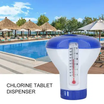 Kintama Cheminis Chloro Tabletės Automatinis Dozatorius su Termometru Baseinas Dezinfekavimo SDF-LAIVAS